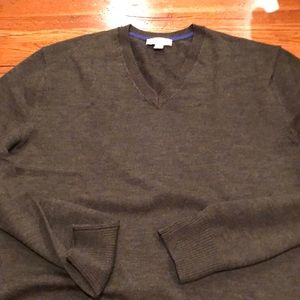 Gray Gap sweater extra fine merino wool